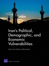 Iran's Political, Demographic, and Economic Vulnerabilities (eBook)